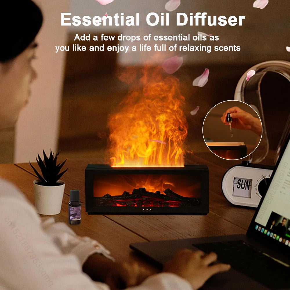 Flame Mist Aroma Diffuser - AquaGlow